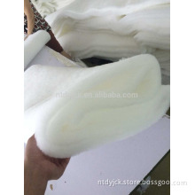 bleached polyester fiber polyfill stuffing wadding for quilts